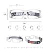 SooGree Basketball Dribbling Glasses Sports Protective Eyewear Goggles for Men Women(Transparent frame White pad) view 2