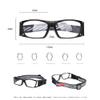 SooGree Basketball Dribbling Glasses Sports Protective Eyewear Goggles for Men Women(Black frame Gray pad) view 2