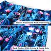 ELETOP Men's Swim Trunks Quick Dry Bathing Suit Swimming Board Shorts Mesh Lining Beach Swimwear Flamingo Blue XL view 4
