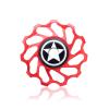 KOVNOVI 1PC 11T Bike Bearings Wheel Rear Derailleur Pulleys Ceramic Balls Bicycle Pulley Wheel Parts Accessories Accessories (Color : Red) view 1