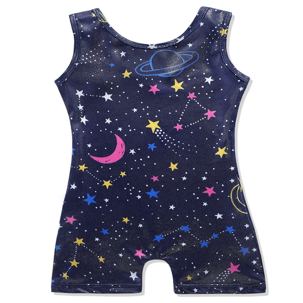 HOZIY Baby Leotards for Toddler Girls Gymnastics Apparel Outfit 12-18 18-24 Months 2t Cosmos Galaxy Sparkly Clothing Apparel