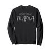 Cute Homestead Mama Design Backyard Homesteading on Black Sweatshirt view 1