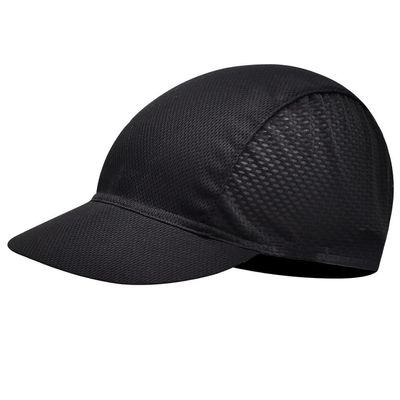 Unisex Mesh Cycling Cap for Men Women Summer Quick Drying Sun Visor Breathable Baseball Bike Hat Under Helmet Liner Sweat Moisture Wicking Sun Hat Cooling Sports Caps for Golf Running Fishing (Black)