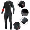 Mens Wetsuits 3mm Neoprene Full Diving Suit Back Zip for Diving Snorkeling Surfing Grey XS view 3