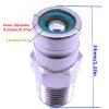 Boat Engine 65740-95500 65740-95501 Socket Fuel Line Male Hose Connector Plug for Suzuki Chrysler Force DT DF 9.9HP-65HP Outboard Motor, Barb 13mm, fit Sierra Marine 18-8078 view 2
