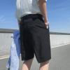 Men Classic Fit Stretch Golf Short Lightweight Summer Chino Shorts Solid Casual Pleat Front Short with Pocket (Black,38) view 3