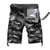 Camo Cargo Shorts for Men Lightweight Multi Pocket Camouflage Shorts Loose Cotton Outdoor Short Pants No Belt (Grey,29) view 1