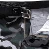 Camo Cargo Shorts for Men Lightweight Multi Pocket Camouflage Shorts Loose Cotton Outdoor Short Pants No Belt (Blue,38) view 3