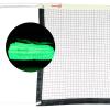 Sanung Fluorescent Badminton Net,20FT x 2.5FT Standard Size Volleyball Badminton Net Replacement for Night Use,Indoor Outdoor Weather-Proof,Upper Edging Glowing in The Dark view 1