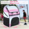 YOREPEK Basketball Bag, Large Basketball Backpack with Shoe Compartment and Ball Holder Sports Backpack for daughter son, Water Resistant for Sport Training Equipment Fits Volleyball Gym Pink view 2