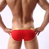 GAOGAO Half Transparent Sexy Men Ice Silk Briefs Mesh Underwear Hip Lift Fitness Sport Underpants (X-Large, white) view 4