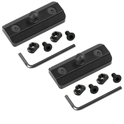 360 Tacitcal Mlok Bipod Adapter for Mlok Rails and Handguards (Pack of 2 - Mlok Sling Stud)
