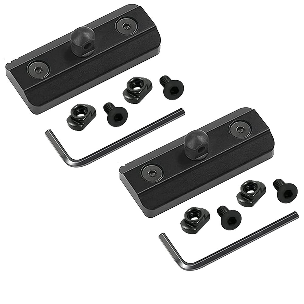 360 Tacitcal Mlok Bipod Adapter for Mlok Rails and Handguards (Pack of 2 - Mlok Sling Stud)