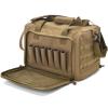 OAREA Tactical Training Bag Molle System Hunting Accessory 600D Waterproof Gun Shooting Range Bag Khaki Tool Bag Camping (Color : TBP005-T) view 1