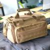 OAREA Tactical Training Bag Molle System Hunting Accessory 600D Waterproof Gun Shooting Range Bag Khaki Tool Bag Camping (Color : TBP005-T) view 4