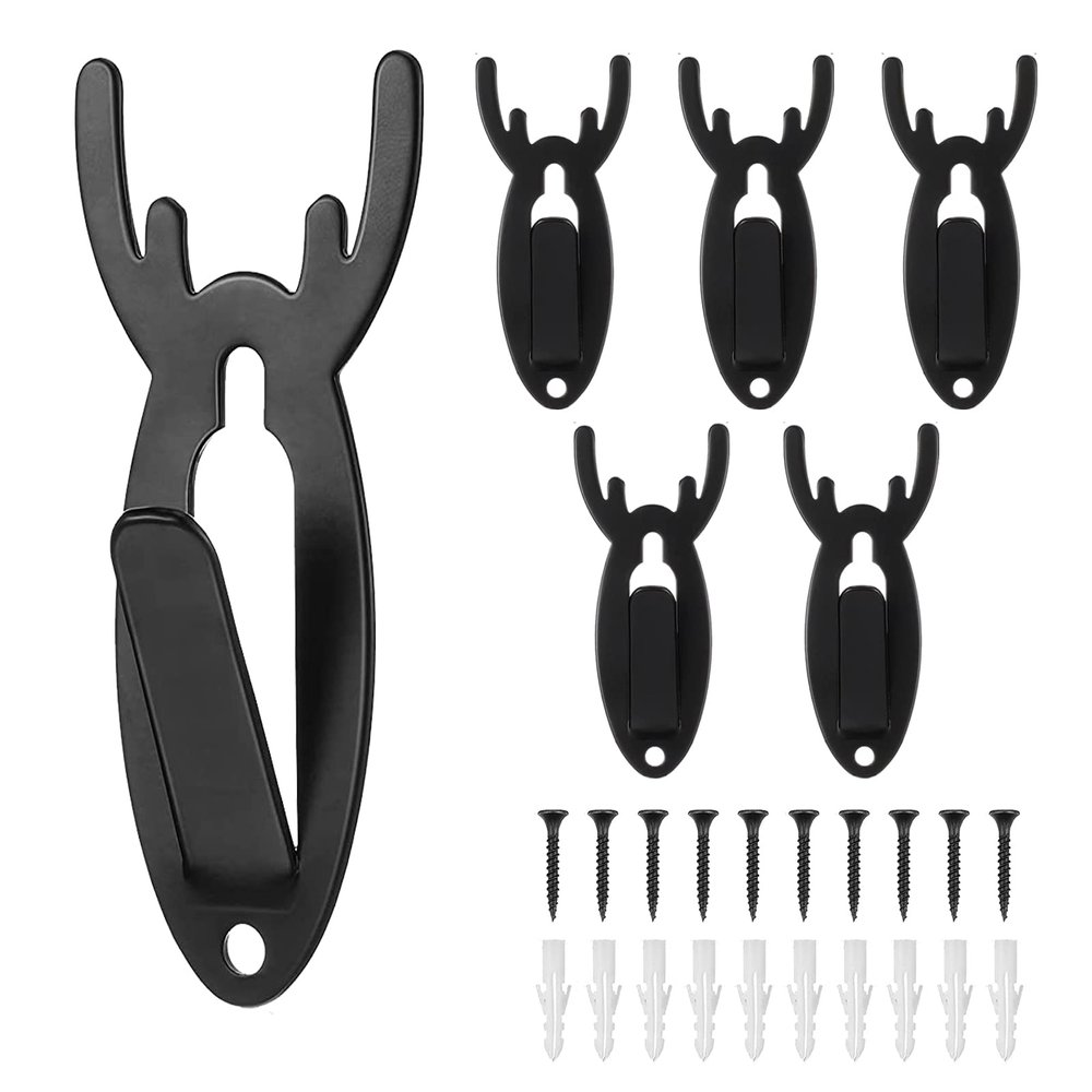 European Mount Skull Hanger 5 Skull Hooker Trophy Mounts Perfect Kit for Hanging and Mounting Bear,Deer, Pronghorn, Smaller Skulls for Display