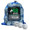 GolfBall Nut Used and Certified Recycled for Taylormade Mix Near Mint 4A Quality White 48 Golf Balls Mesh Bag Included view 1