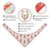 Paws Wishes Dog Bandana 4 Pack, All in One Set Holiday in Maine, Pet Friendly Design, Hair and Water Resistant, Adjustable Dog Scarf for Medium Boy Girl Dog view 4