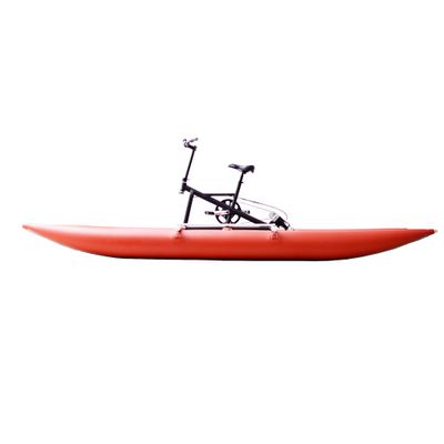 Water Bikes, Chili Pontoon Banana Water Bike Inflatable Kayak Bikeboat for Lake, Water Sports Touring Kayaks Sea Pedal Bicycle Boat for Sport Fun Fishing (Chili-WaterBike)