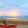 Water Bikes, Chili Pontoon Banana Water Bike Inflatable Kayak Bikeboat for Lake, Water Sports Touring Kayaks Sea Pedal Bicycle Boat for Sport Fun Fishing (Chili-WaterBike) view 4