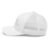 Commit Tax Fraud Funny CPA Accountant Tax Season Trucker Cap Mesh Hat Adjustable White view 3