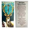 Westmon Works St Hubert Hunters Holy Card Set Prayer on Back Patron Saint of Hunting Made in the USA, Pack of 10 view 3