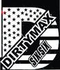13" Dirtymax 6.6 Diesel Truck 2500 American Flag Stars Sticker Decal view 1