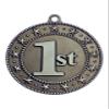10 Pack of First Place 1st Gold Medals Trophy Award with Neck Ribbons EMDC01