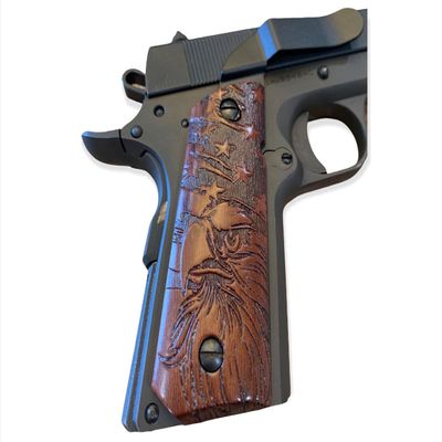 American Flag with Eagle 1911 Gun Grip