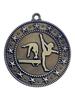 10 Pack of Female Gymnastics Gold Medals Trophy Award with Neck Ribbons EMDC65 view 1