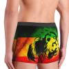 Ykklima Men's Boxer Briefs Underwear - Jamaican Lion Flag Pattern, Soft Comfort Breathable Underpants Medium Black view 4