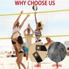 OMSORG 2-in-1 Beach Volleyball Lines, Heavy Duty Volleyball Boundary Lines with Reinforced Corners, Fit for Sand Backyard Grass 2 inch, Official Court Size 26.3' X 52.6' view 2