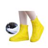 YXYECEIPENO Shoe Covers are Reusable Folding Silicone Shoe Cover High Elasticity, Easy to Put On and Take Off Waterproof, Snowproof Reusable Silicone Rain Boots (Color : B, Size : X-Large(11in)) view 1