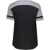 Augusta Sportswear Women's Fanatic 2.0 Tee, Black/Grey Heather, XXS view 3