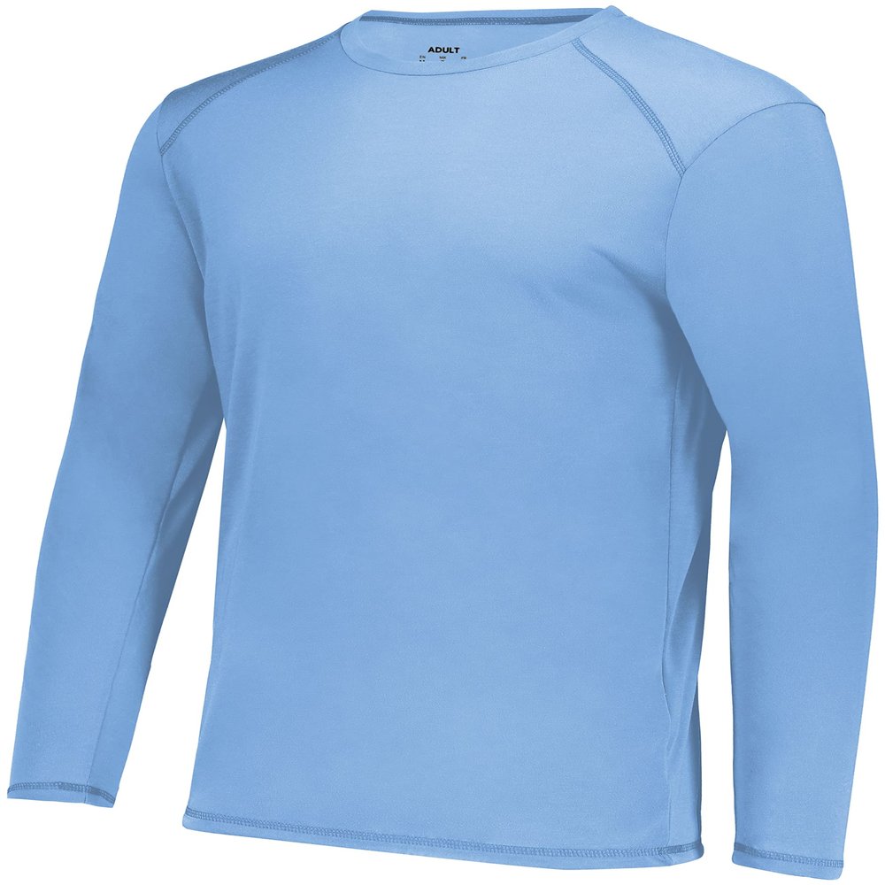 Augusta Sportswear Super Soft-Spun Poly Long Sleeve Tee Lake XL