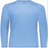 Augusta Sportswear Super Soft-Spun Poly Long Sleeve Tee Lake XL view 2