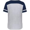 Augusta Sportswear Women's Fanatic 2.0 Tee, Grey Heather/Navy, XS view 3