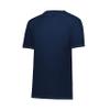 Augusta Sportswear Super Soft-Spun Poly Tee Navy 2XL view 3