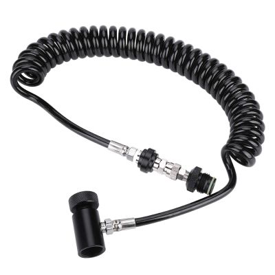 Hose, Paintball Hose Remote Coil Cylinder Paintball Marker for Co2 Tanks for 3000 Psi for 4500 Psi HPA Systems