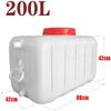 DIROVO Portable Water Container with Tap Drinking Plastics Water Container with Screw Cap Indoor Or Outdoor Camping Emergency Water Tank(200L) view 2
