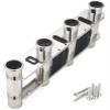 Mojiate 4 Tube Fishing Rod Holder & Boat Organizer Rod Rack Stainless Steel Fishing Rod Bracket Tube-linked Fishing Accessories view 1