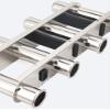 Mojiate 4 Tube Fishing Rod Holder & Boat Organizer Rod Rack Stainless Steel Fishing Rod Bracket Tube-linked Fishing Accessories view 3