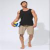 Men's Swim Trunks Quick Dry Board Shorts with Zipper Pockets Beach Shorts Bathing Suits for Men - No Mesh Liner(Khaki,M) view 2