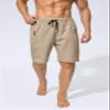 Men's Swim Trunks Quick Dry Board Shorts with Zipper Pockets Beach Shorts Bathing Suits for Men - No Mesh Liner(Khaki,M) view 3