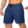 Men's Swim Trunks Quick Dry Board Shorts with Zipper Pockets Beach Shorts Bathing Suits for Men - No Mesh Liner(Midnight,XXL) view 1
