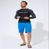 Men's Swim Trunks Quick Dry Board Shorts with Zipper Pockets Beach Shorts Bathing Suits for Men - No Mesh Liner(Lake Blue,L) view 2