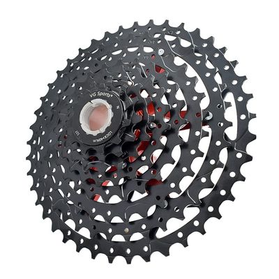 VG SPORTS 8/9/10/11/12 Speed Ultra-Light Bike Cassette for Mountain Bike 11-40T/11-42T/11-46T/11-50T/11-52T MTB Cassette Lightweight Aluminum Bracket Cassette