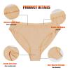 NEWCHAO Dance Panties, Ballet Briefs, Gymnastics Underpants Beige Seamless for Girls and Women view 4