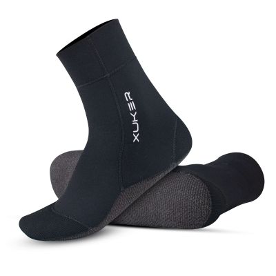 XUKER Neoprene Water Socks 3mm, Sand Proof Beach Volleyball Socks Diving Socks for Outdoor Water Sports