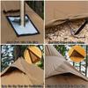 FireHiking Camping Hot Tent 4-8 Person Tipi Tent with Stove Jack for Bushcraft, Cooking and Heating view 3